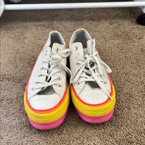 rainbow platform converse